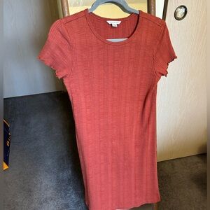American Eagle dress, rust orange, size S
